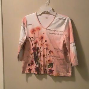 Mid Sleeve AMA Tee Shirt Top